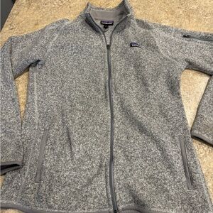 Patagonia Heather Gray Fleece Jacket